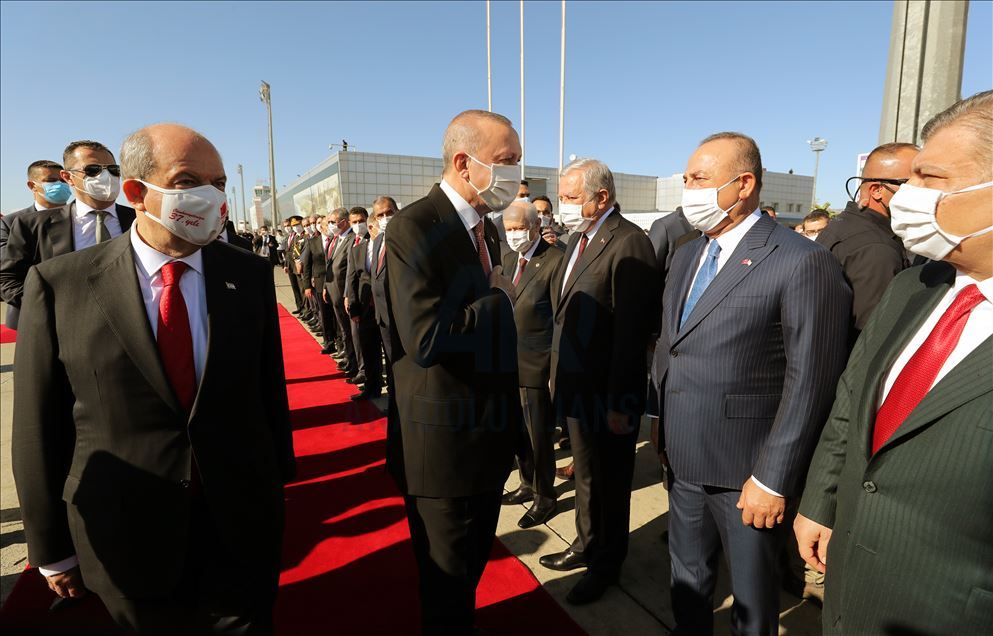 
Cumhurbaşkanı Erdoğan KKTC'ye geldi