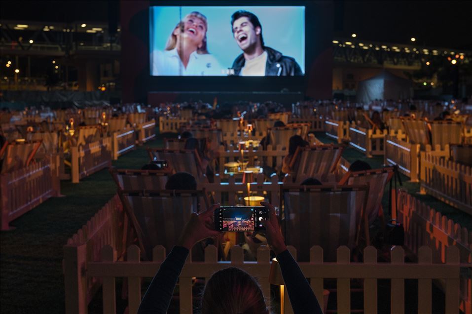 Open Air Cinema event in Hong Kong