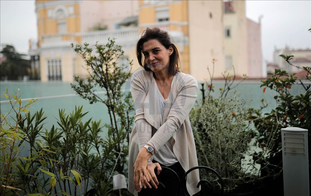 La cantante española Mónica Molina se prepara para su concierto en Turquía 