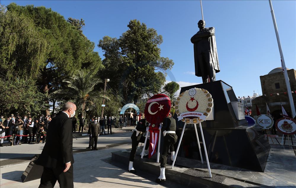 Türkiye Cumhurbaşkanı Recep Tayyip Erdoğan KKTC'de