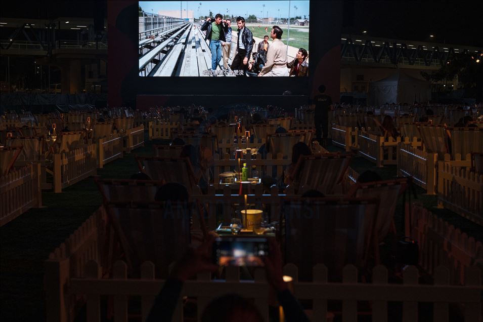Open Air Cinema event in Hong Kong