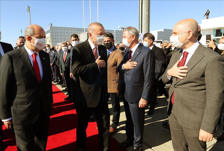 
Cumhurbaşkanı Erdoğan KKTC'ye geldi