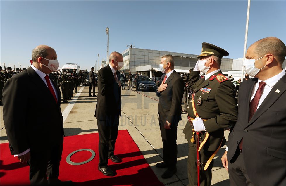 
Cumhurbaşkanı Erdoğan KKTC'ye geldi