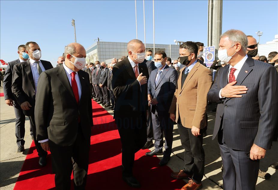 
Cumhurbaşkanı Erdoğan KKTC'ye geldi