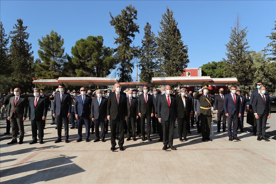 Türkiye Cumhurbaşkanı Recep Tayyip Erdoğan KKTC'de