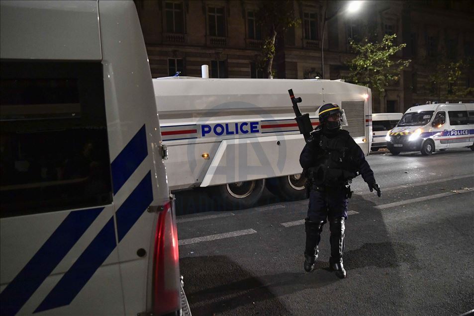 Thousands of demonstrators at the PPL Global Security Law protest in Paris