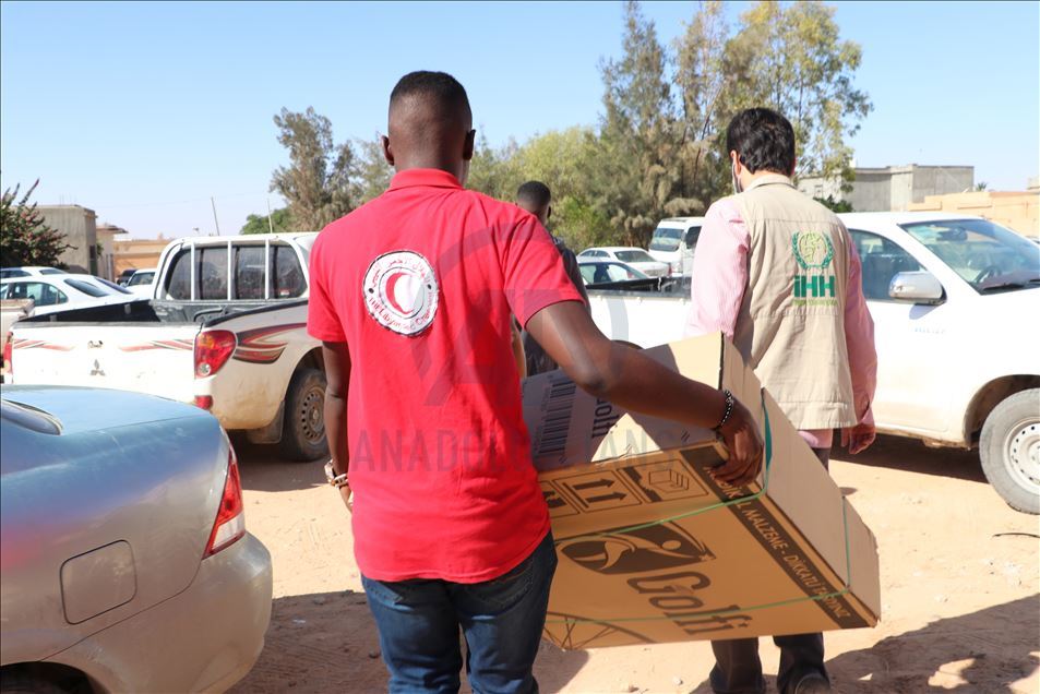 ارسال کمک‌های بشردوستانه ترکیه به لیبی 