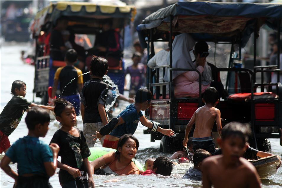 Banjir rob kembali landa wilayah utara Jakarta
