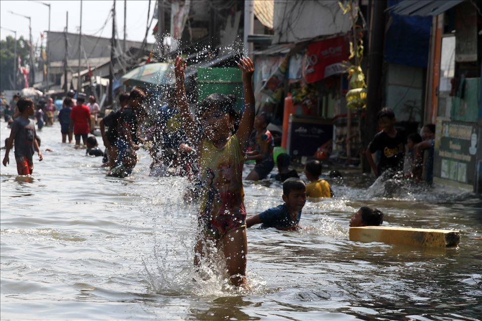 Banjir rob kembali landa wilayah utara Jakarta