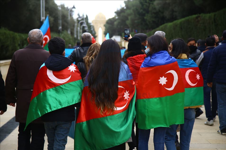Azerbaijanis celebrate liberation of Agdam district