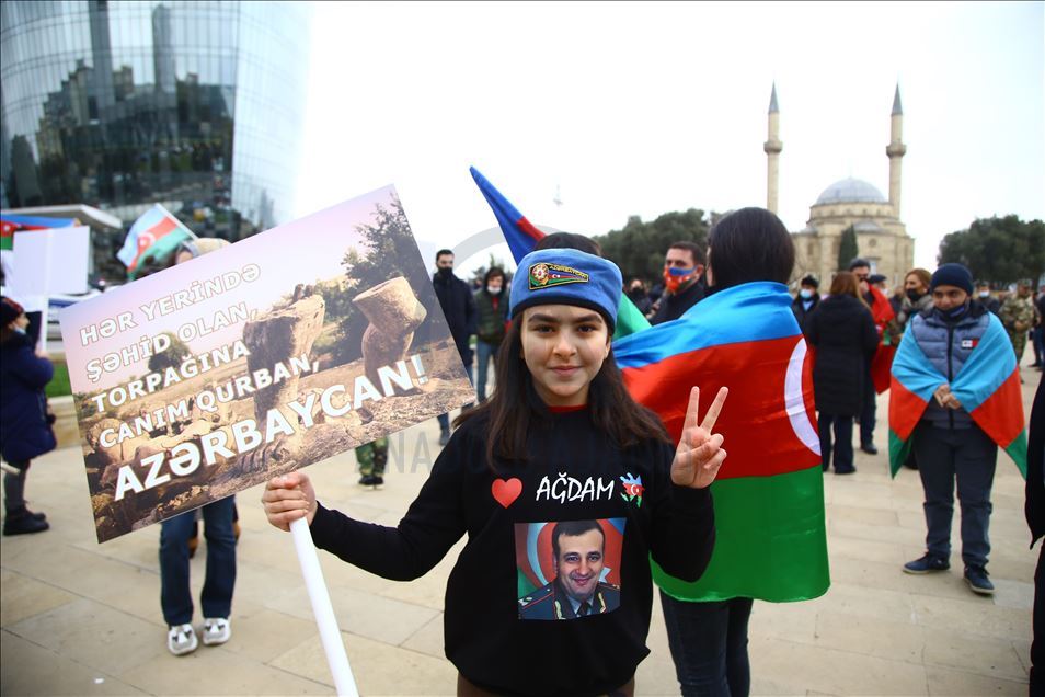Azerbaijanis celebrate liberation of Agdam district