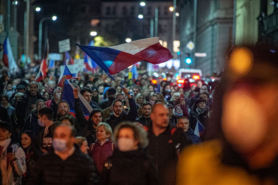 Prag'da "Kadife Devrim" in 31. yıl dönümü