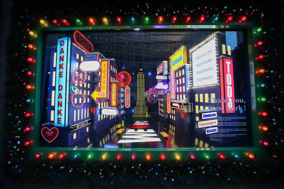 Macy’s Herald Square unveil its iconic holiday windows in NYC