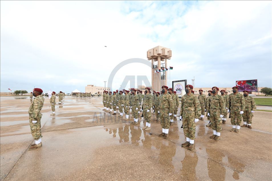 First graduates of Turkey's military training program for the Libyan army