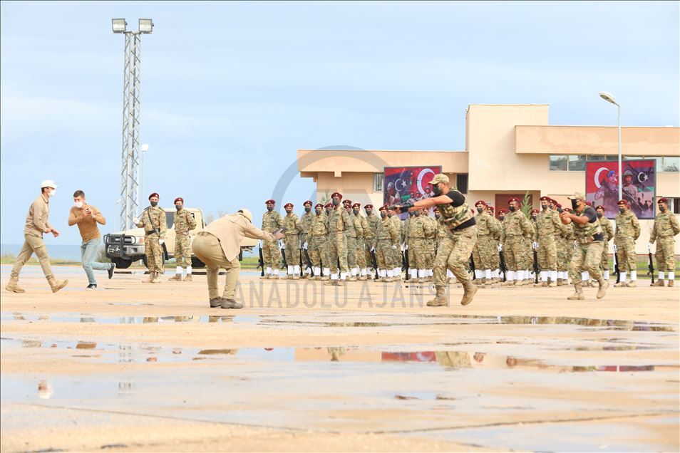 First graduates of Turkey's military training program for the Libyan army
