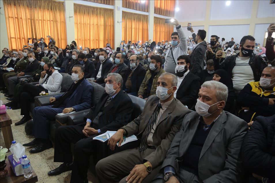 أول مراسم تخرج لـ30 طالبا في "اعزاز" السورية