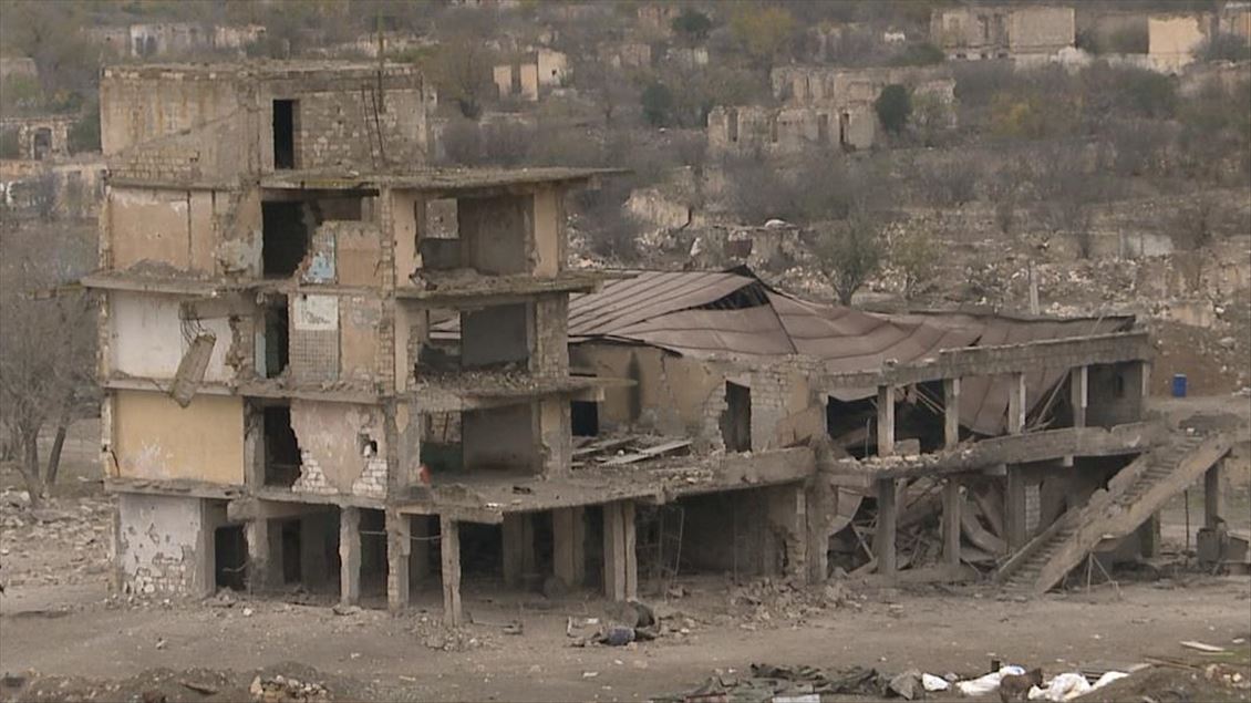 ارمنستان شهر آغدام آذربایجان را به خرابه تبدیل کرده است