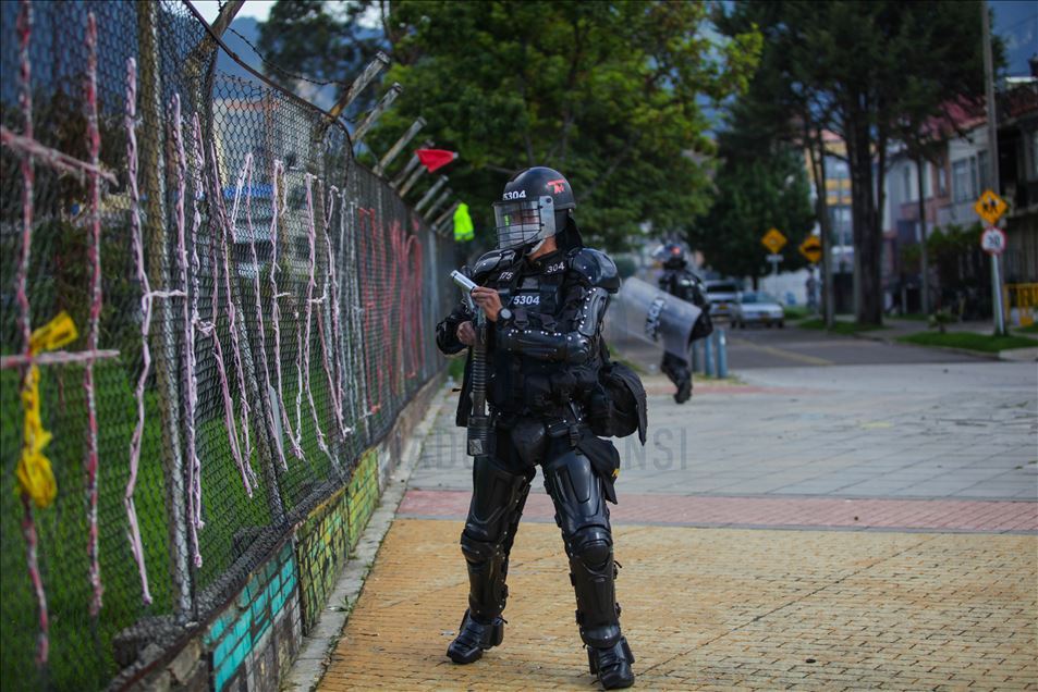 Paro Nacional en Colombia termina en enfrentamientos con la Policía