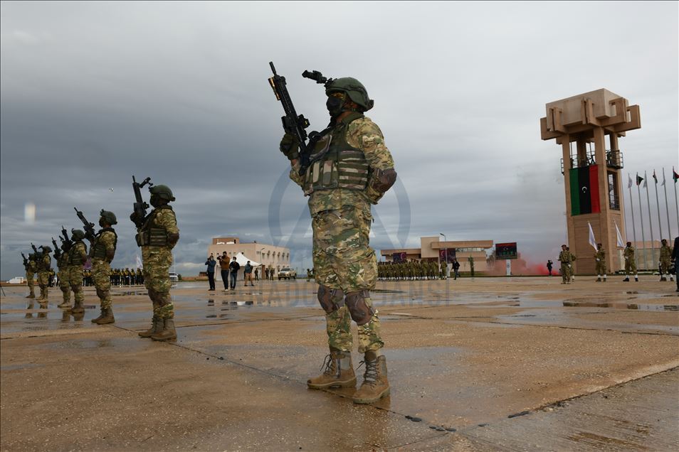 Bernameya perwerdeya eskerî ya Tirkiyeyê ya ji bo artêşa Lîbyayê mezûnên ewil dan