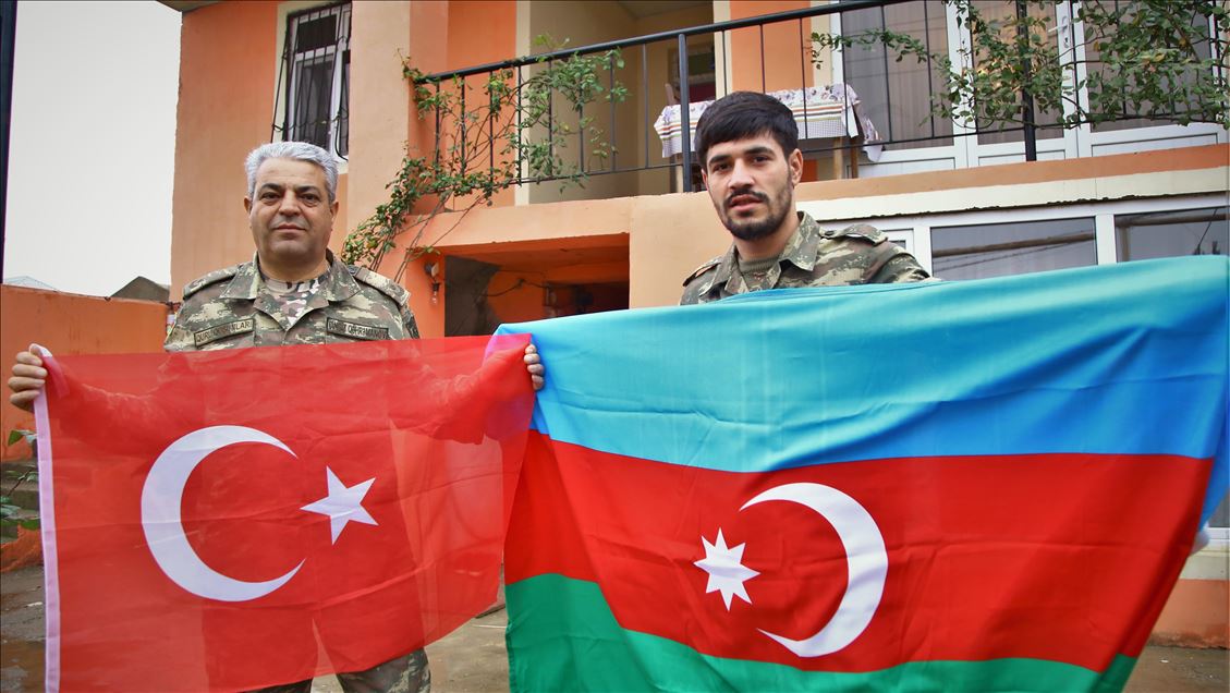 نبرد دوشادوش پدر و پسر آذربایجانی برای آزادسازی زادگاهشان از اشغال ارمنستان