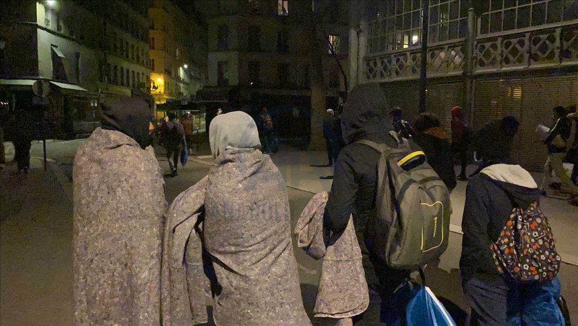 Police intervention in Paris