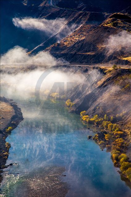 Keindahan alam saat musim gugur di Elazig Turki