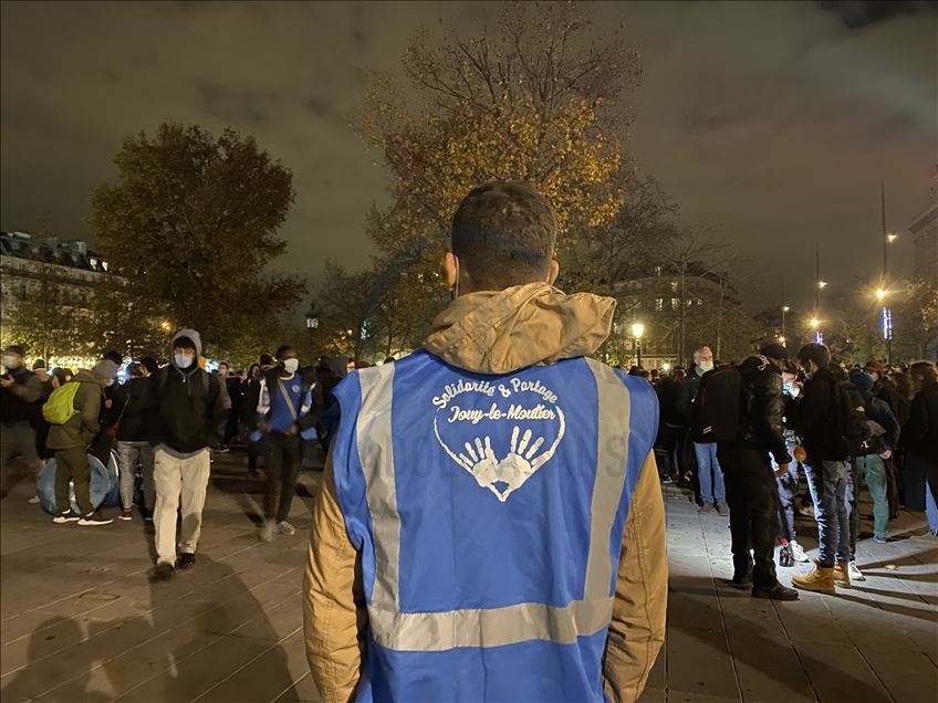 Police intervention in Paris