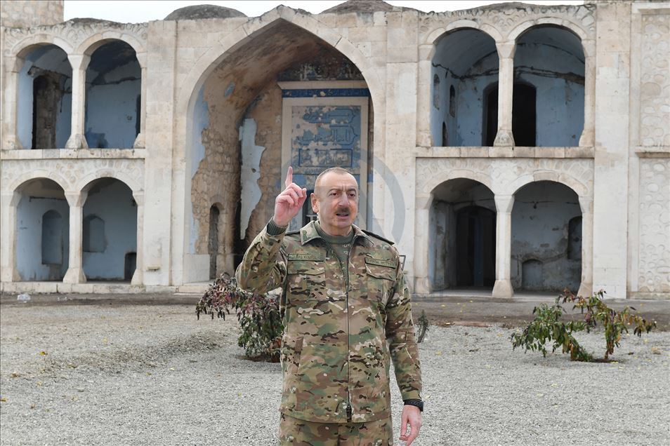 Ильхам Алиев побывал в освобожденном от оккупации Агдаме
