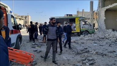 Bab'da bombalı terör saldırısı: 5 ölü 18 yaralı