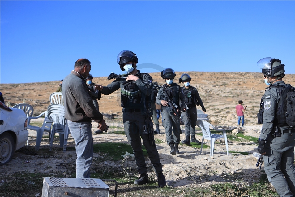 تخریب خانه 4 فلسطینی در کرانه باختری توسط نظامیان اسرائیل