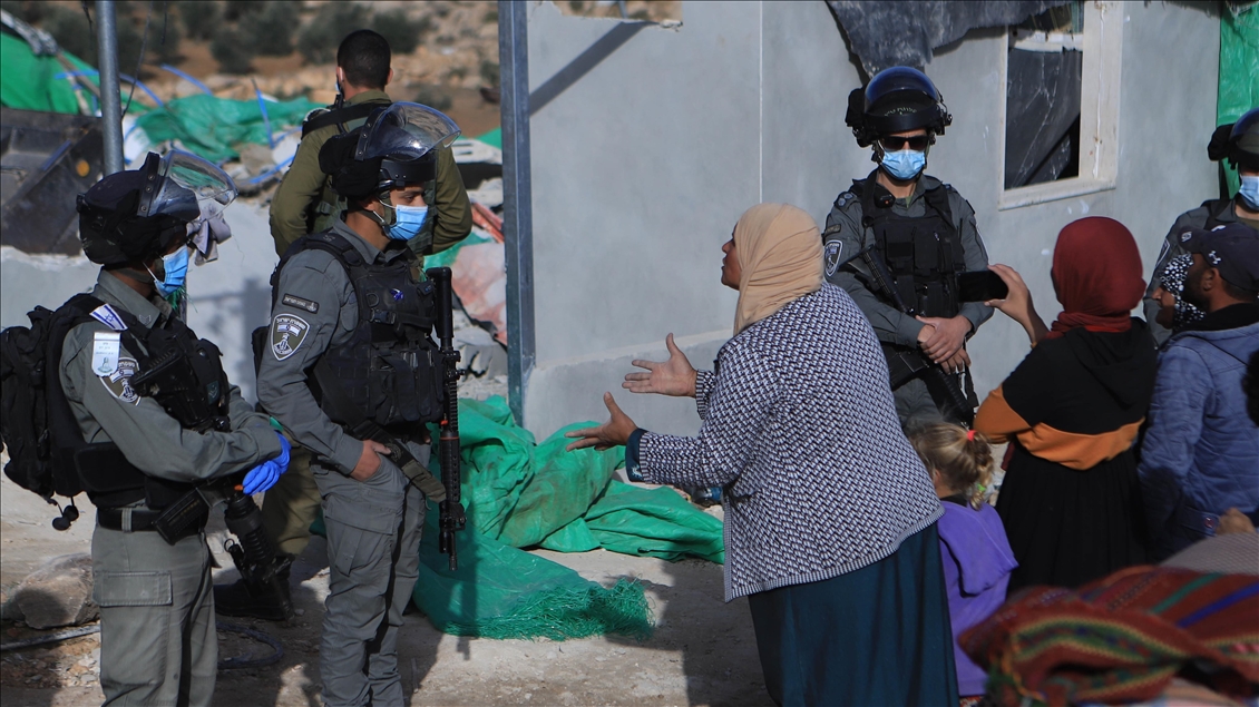 تخریب خانه 4 فلسطینی در کرانه باختری توسط نظامیان اسرائیل