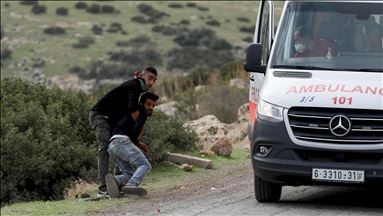 Protest against planned construction of the Jewish settlements in Jordan Valley