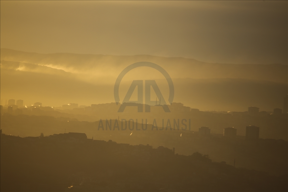 Ankara'da sis