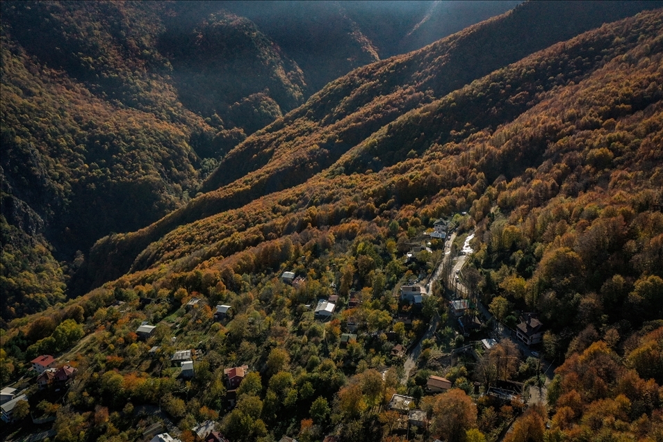 Красота осени в «деревне Чалыкушу» на склонах Улудага
