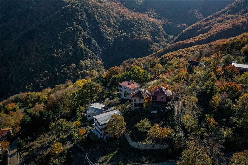 Красота осени в «деревне Чалыкушу» на склонах Улудага