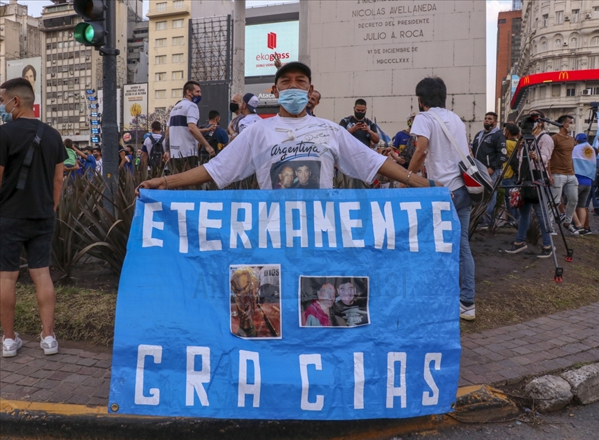 Argentina reacts to death of Maradona