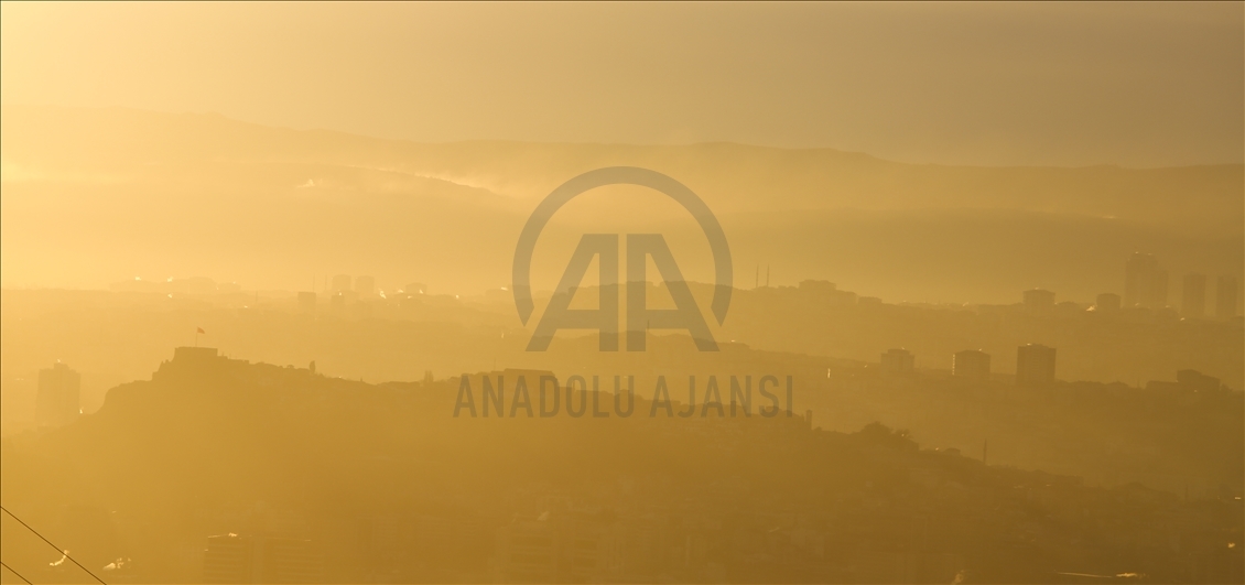 Ankara'da sis