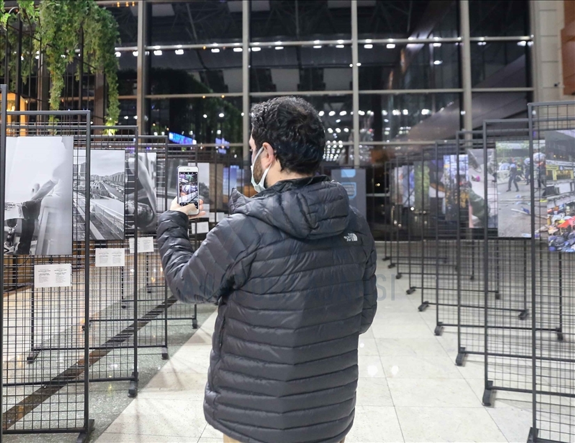 معرض للصور الفائزة بـ "جوائز إسطنبول" في مطار صبيحة