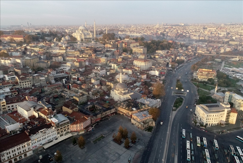 Borba s pandemijom: Puste ulice turskih gradova zbog mjera ograničenog kretanja - ISTANBUL