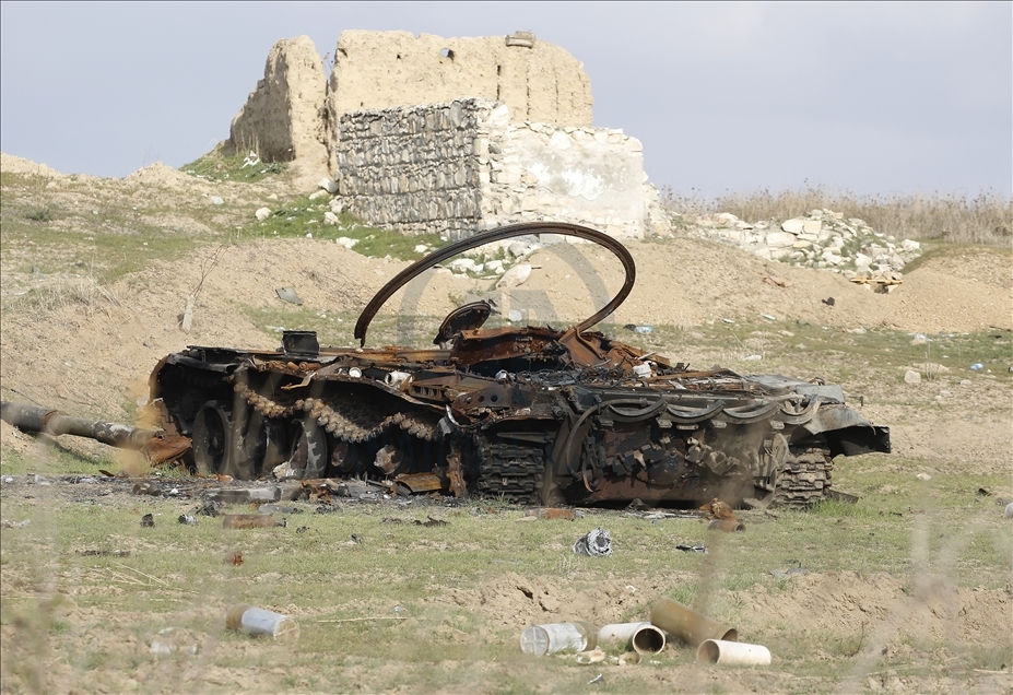 AA, Azerbaycan ordusunun Ermenistan işgaline son verdiği Fuzuli'yi görüntüledi