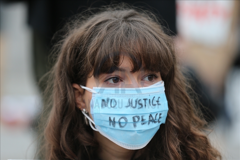 В Великобритании прошла акция против полицейского насилия и законопроекта о безопасности во Франции