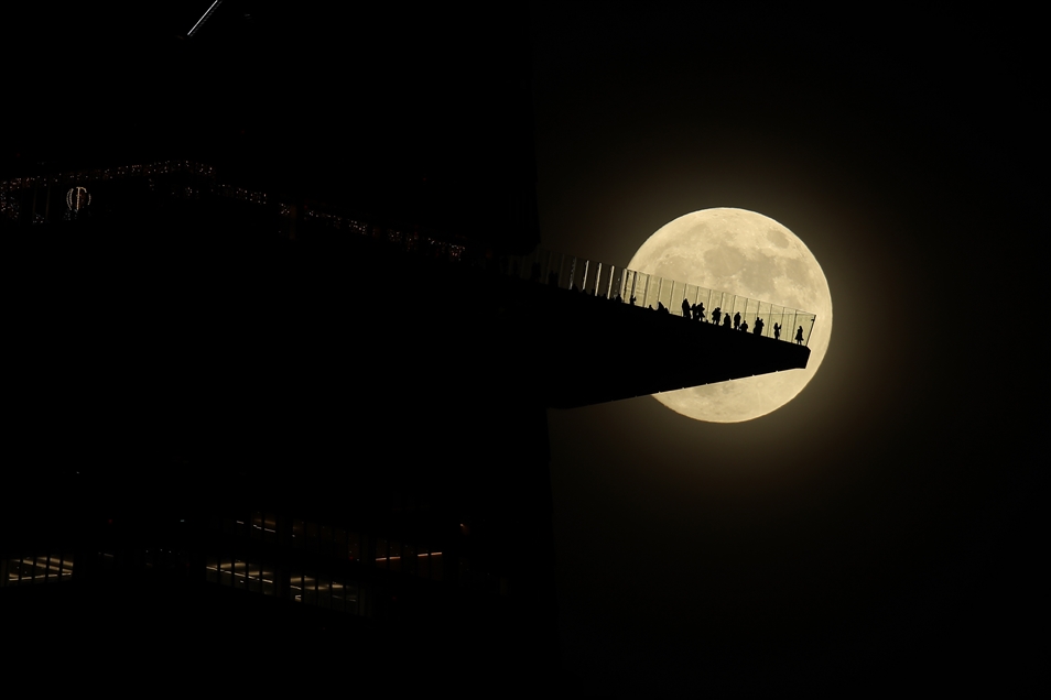 Bulan purnama di New York