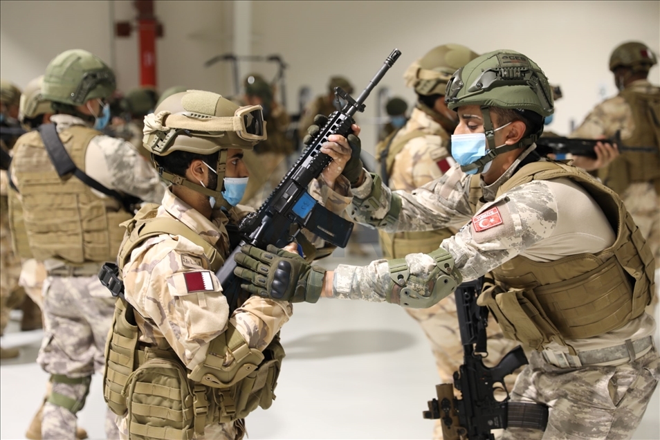Military training at Qatar Special Forces Command from Turkish National Defense Ministry