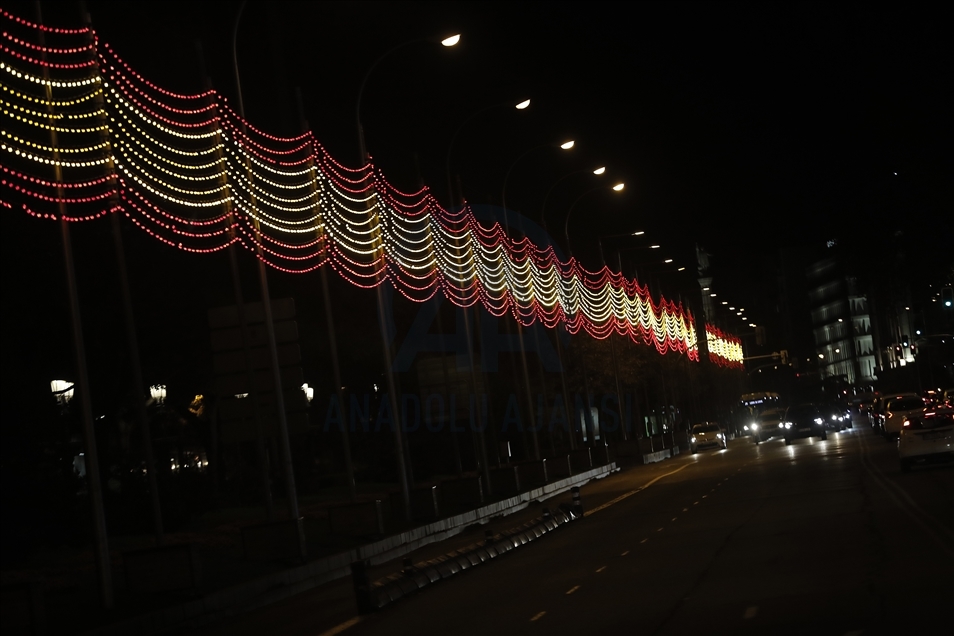Madrid streets decorated for Christmas