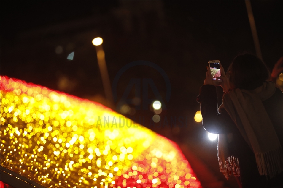 Madrid streets decorated for Christmas