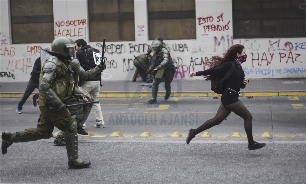Mass protest on Concepción, Chile