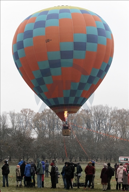 Festival balon udara "Mongolfieria" di Kiev