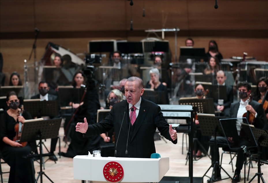 Cumhurbaşkanlığı Senfoni Orkestrası yeni binası açılışı