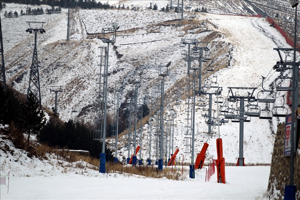 آغاز فعالیت پیست‌های اسکی در آناتولی شرقی ترکیه 