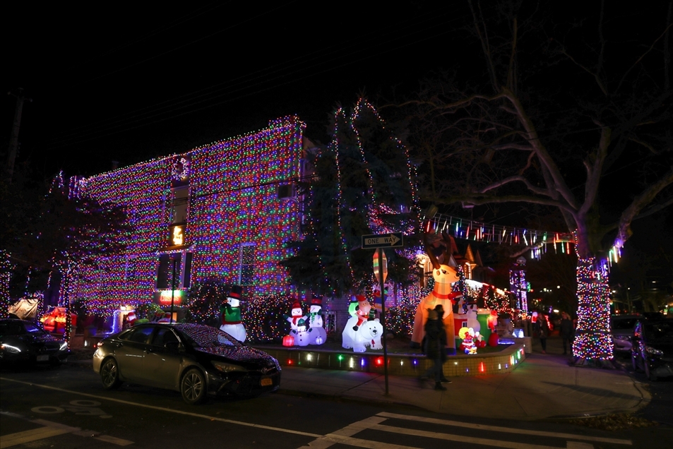Dyker Heights, el vecindario neoyorquino conocido por sus luces de Navidad